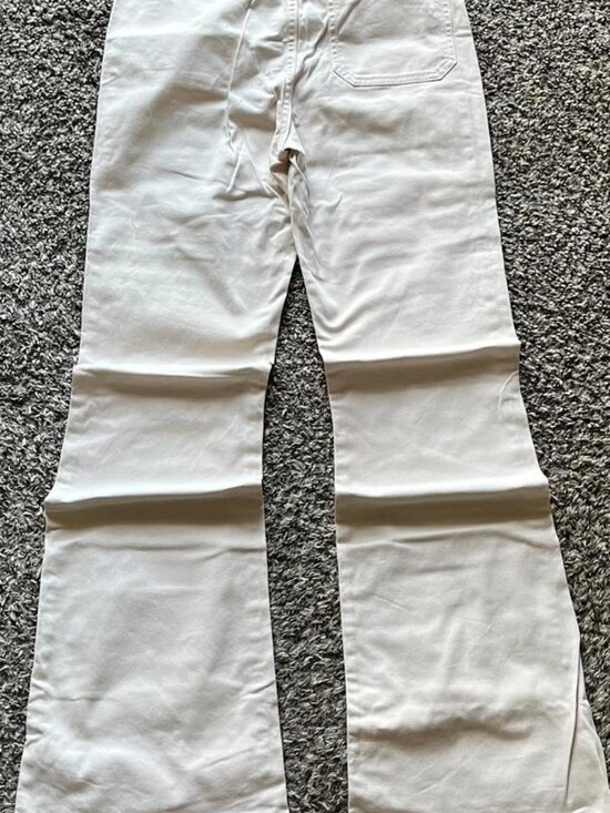 Paloma Wool White High Waisted Jeans Size 36 Interview Coquette Spring Soft Girl - Picture 8 of 8